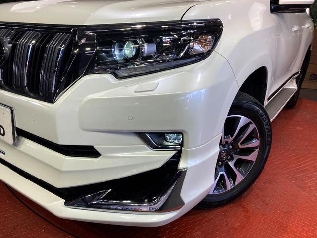 ランドクルーザープラド ＴＸ　Ｌパッケージ　サンルーフ　モデリスタフルエアロ　全周囲カメラ　衝突被害軽減システム　レーダークルーズ　禁煙車　レザーシート　前席シートエアコン　コーナーセンサー　ＬＥＤヘッド　ルーフレール（12枚目）