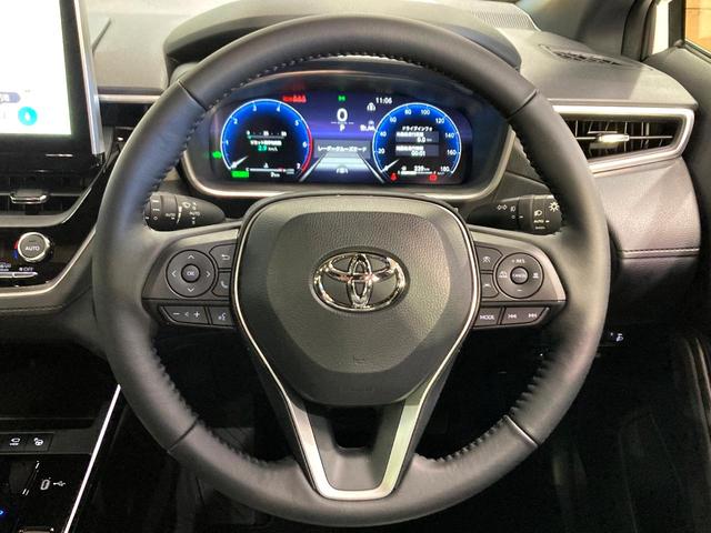 カローラクロス ハイブリッド　Ｚ　ガラスルーフ　純正１０型ディスプレイオーディオ　全周囲カメラ　衝突被害軽減システム　レーダークルーズ　禁煙車　電動リアゲート　ハーフレザーシート　パワーシート　コーナーセンサー（11枚目）