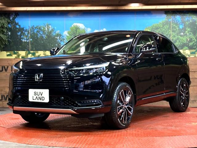 ヴェゼル ｅ：ＨＥＶ　Ｚ　登録済未使用車　純正９型ナビ　全周囲カメラ　衝突被害軽減システム　電動リアゲート　ハーフレザーシート　コーナーセンサー　スマートキー　ＬＥＤヘッド　ＥＴＣ２．０　純正１８インチアルミ（56枚目）