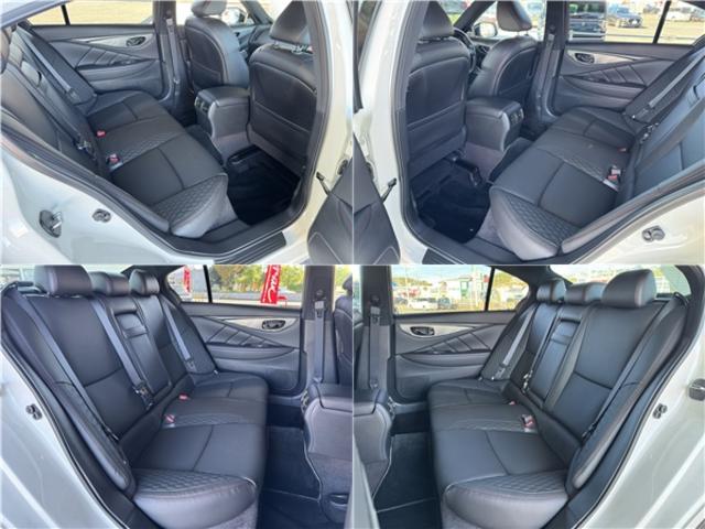 スカイライン ４００Ｒ　インテリジェントクルコン　ナビ　フルセグＴＶ　アラウンドビューモニター　ＬＥＤライト　スマートキー２個　黒革シート　ドラレコ　ＥＴＣ　ソナー　パワーシート　純正１９インチＡＷ　シートヒーター（10枚目）