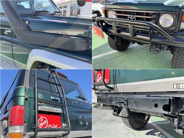 ランドクルーザー７０ ＺＸ　リフトアップ　グリルガード　シュノーケル　社外アルミ　サンルーフ　ＢＦグッドリッチタイヤ　前後ドラレコ（6枚目）