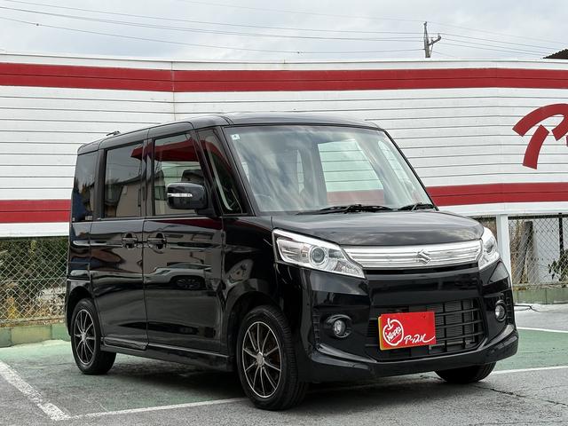 スペーシアカスタム XS ETC バックカメラ 両側電動スライドドア TV HID スマートキー アイドリングストップ ベンチシート CVT 盗難防止システム ABS アルミホイール 衝突安全ボディ エアコン(13枚目)