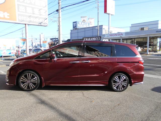 オデッセイ アブソルート・ＥＸ　ワンオーナー　両側パワスラ　純正ナビＴＶ　バックカメラ＆アラウンドビュー　後席フリップダウンモニター　ブレーキサポート　ブラインドスポットモニター　ＬＥＤライト　スマートキー　ＥＴＣ　スマートキー（8枚目）