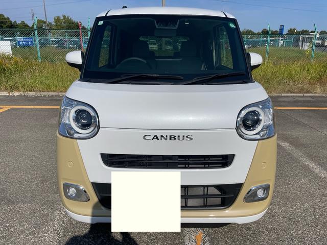 ムーヴキャンバス ストライプスG 9インチディスプレイオーディオ フルセグTV Bカメラ BTオーディオ ドラレコ 置くだけ充電 両側オートスライドドア フロント席シートヒーター HDMI USB ワンオーナー車(2枚目)