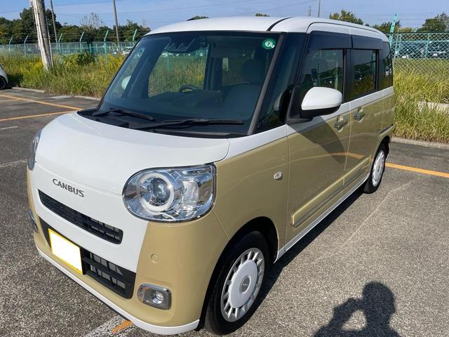 ムーヴキャンバス ストライプスG 9インチディスプレイオーディオ フルセグTV Bカメラ BTオーディオ ドラレコ 置くだけ充電 両側オートスライドドア フロント席シートヒーター HDMI USB ワンオーナー車(7枚目)