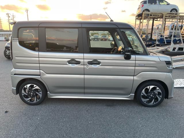 スペーシアカスタム ハイブリッドXSターボ 全方位モニター付9インチナビ フルセグTV ACC HUD ETC 前席シート&ステアリングヒーター 両側オートスライドドア LEDヘッド&フォグ(4枚目)