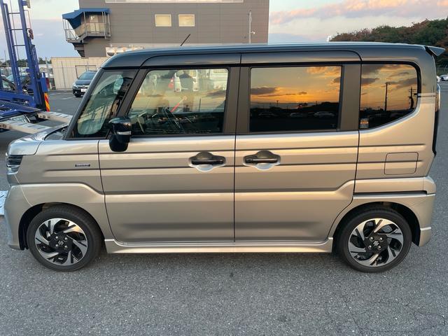 スペーシアカスタム ハイブリッドXSターボ 全方位モニター付9インチナビ フルセグTV ACC HUD ETC 前席シート&ステアリングヒーター 両側オートスライドドア LEDヘッド&フォグ(5枚目)