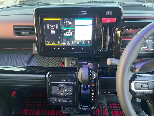 スペーシアカスタム ハイブリッドXSターボ 全方位モニター付9インチナビ フルセグTV ACC HUD ETC 前席シート&ステアリングヒーター 両側オートスライドドア LEDヘッド&フォグ(8枚目)