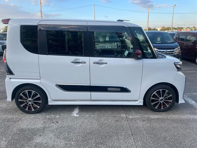 タント カスタムRS 純正全方位モニター付10インチナビ フルセグTV アダプティブクルーズコントロール ETC2.0 前席シートヒーター 両側オートスライドドア ハーフレザー 社外15アルミ&マフラー スマートアシスト(4枚目)