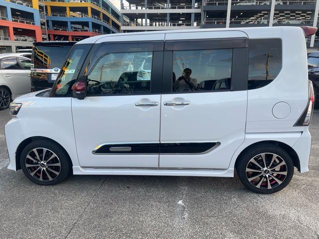 タント カスタムRS 純正全方位モニター付10インチナビ フルセグTV アダプティブクルーズコントロール ETC2.0 前席シートヒーター 両側オートスライドドア ハーフレザー 社外15アルミ&マフラー スマートアシスト(5枚目)