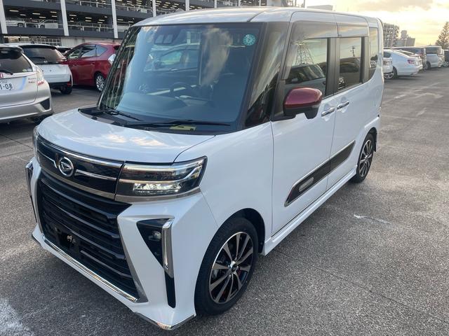 タント カスタムRS 純正全方位モニター付10インチナビ フルセグTV アダプティブクルーズコントロール ETC2.0 前席シートヒーター 両側オートスライドドア ハーフレザー 社外15アルミ&マフラー スマートアシスト(7枚目)