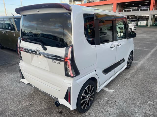 タント カスタムRS 純正全方位モニター付10インチナビ フルセグTV アダプティブクルーズコントロール ETC2.0 前席シートヒーター 両側オートスライドドア ハーフレザー 社外15アルミ&マフラー スマートアシスト(8枚目)
