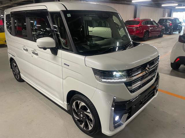 スペーシアカスタム ハイブリッドXSターボ 全方位モニター付9インチナビ フルセグTV アダプティブクルーズコントロール ドラレコ ETC 両側オートスライドドア 前席シート&ステアリングヒー(6枚目)