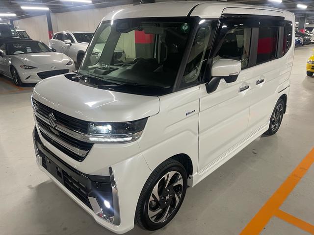 スペーシアカスタム ハイブリッドXSターボ 全方位モニター付9インチナビ フルセグTV アダプティブクルーズコントロール ドラレコ ETC 両側オートスライドドア 前席シート&ステアリングヒー(7枚目)