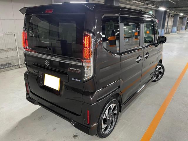 スペーシアカスタム ハイブリッドXSターボ 4WDターボ車 全方位モニター付9インチナビ フルセグTV DVD再生 BTオーディオ ETC 前後ドラレコ ACC HUD 前席シート&ステアリングヒーター 両側オートスライドドア(3枚目)