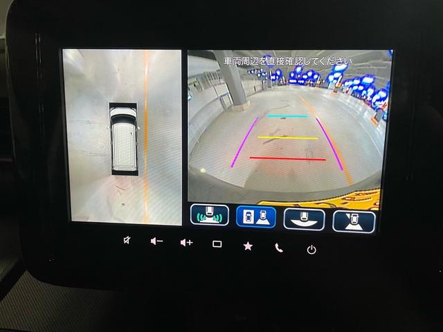 スペーシアカスタム ハイブリッドXSターボ 4WDターボ車 全方位モニター付9インチナビ フルセグTV DVD再生 BTオーディオ ETC 前後ドラレコ ACC HUD 前席シート&ステアリングヒーター 両側オートスライドドア(6枚目)