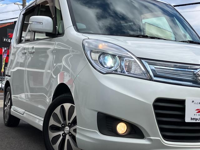 ソリオ S-DJE 禁煙者 両側電動スライドドア 地デジメモリーナビ バックカメラ ETC オートライト HID スマートキー アイドリングストップ 電動格納ミラー ウォークスルー CVT アルミホイール CD USB(33枚目)