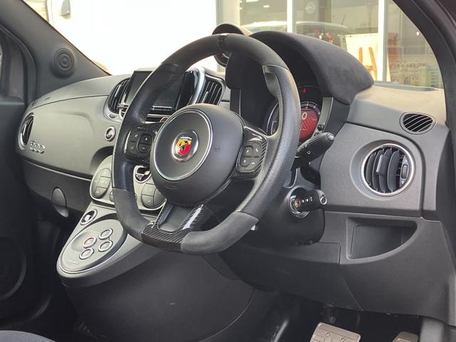 アバルト595 コンペティツィオーネ 禁煙車 カロッツェリアナビ フルセグTV バックカメラ クリアランスソナー 純正17インチAW HIDヘッドライト ハーフ革 パドルシフト リモコンキー ブレンボ製ブレーキキャリパー ETC ドラレコ(18枚目)