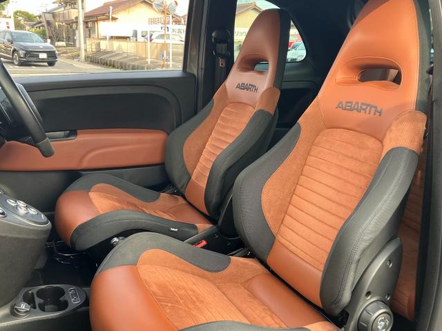 アバルト595 コンペティツィオーネ 禁煙車 カロッツェリアナビ フルセグTV バックカメラ クリアランスソナー 純正17インチAW HIDヘッドライト ハーフ革 パドルシフト リモコンキー ブレンボ製ブレーキキャリパー ETC ドラレコ(20枚目)