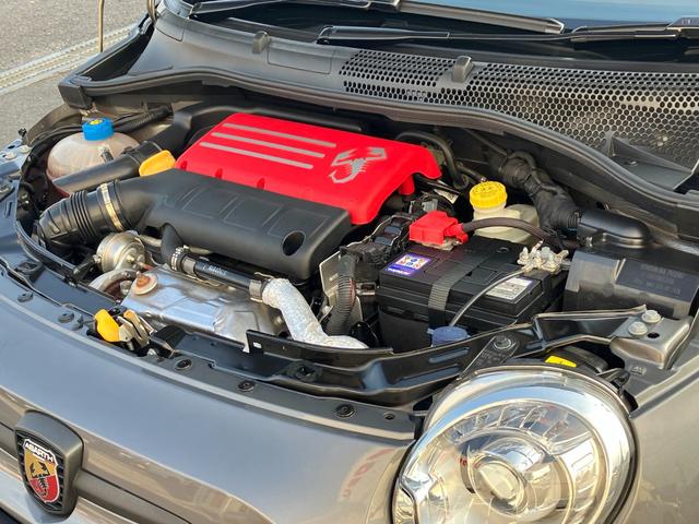 アバルト595 コンペティツィオーネ 禁煙車 カロッツェリアナビ フルセグTV バックカメラ クリアランスソナー 純正17インチAW HIDヘッドライト ハーフ革 パドルシフト リモコンキー ブレンボ製ブレーキキャリパー ETC ドラレコ(75枚目)