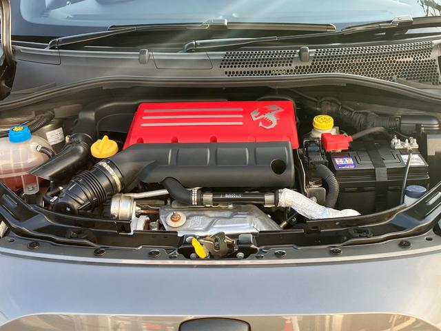 アバルト595 コンペティツィオーネ 禁煙車 カロッツェリアナビ フルセグTV バックカメラ クリアランスソナー 純正17インチAW HIDヘッドライト ハーフ革 パドルシフト リモコンキー ブレンボ製ブレーキキャリパー ETC ドラレコ(76枚目)