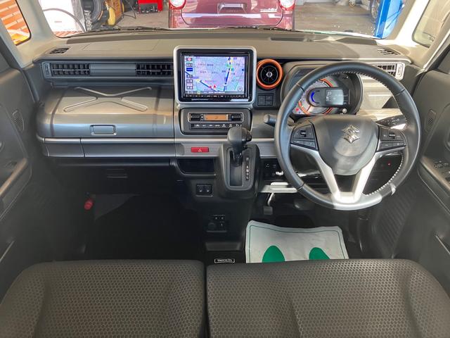 スペーシアギア ハイブリッドＸＺ　純正８インチナビ　Ｂｌｕｅｔｏｏｔｈ　フルセグＴＶ　全方位モニター　前後ドライブレコーダー　両側パワースライドドア　ＬＥＤヘッド　シートヒーター　衝突被害軽減ブレーキ　ソナー　ＥＴＣ　タイヤ新品（4枚目）