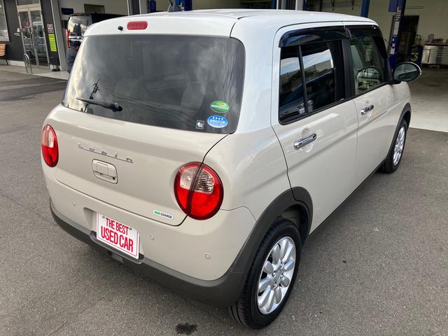 アルトラパン Ｘ　純正８インチナビ　Ｂｌｕｅｔｏｏｔｈ　フルセグＴＶ　全方位モニター　ＨＩＤヘッド　２トンカラー　純正アルミ　リアソナー　衝突被害軽減ブレーキ　革巻きハンドル　ＥＴＣ　スマートキー　タイヤ新品（3枚目）