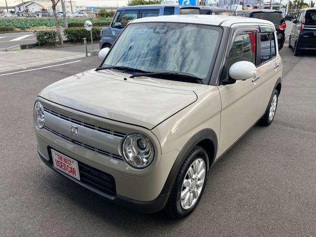 アルトラパン Ｘ　純正８インチナビ　Ｂｌｕｅｔｏｏｔｈ　フルセグＴＶ　全方位モニター　ＨＩＤヘッド　２トンカラー　純正アルミ　リアソナー　衝突被害軽減ブレーキ　革巻きハンドル　ＥＴＣ　スマートキー　タイヤ新品（23枚目）