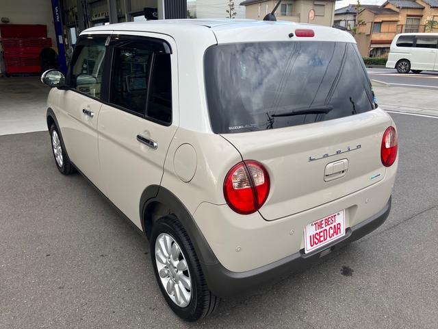 アルトラパン Ｘ　純正８インチナビ　Ｂｌｕｅｔｏｏｔｈ　フルセグＴＶ　全方位モニター　ＨＩＤヘッド　２トンカラー　純正アルミ　リアソナー　衝突被害軽減ブレーキ　革巻きハンドル　ＥＴＣ　スマートキー　タイヤ新品（28枚目）