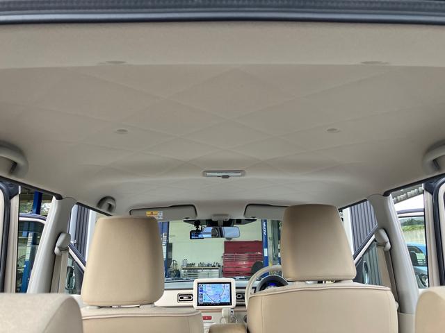 アルトラパン Ｘ　純正８インチナビ　Ｂｌｕｅｔｏｏｔｈ　フルセグＴＶ　全方位モニター　ＨＩＤヘッド　２トンカラー　純正アルミ　リアソナー　衝突被害軽減ブレーキ　革巻きハンドル　ＥＴＣ　スマートキー　タイヤ新品（41枚目）