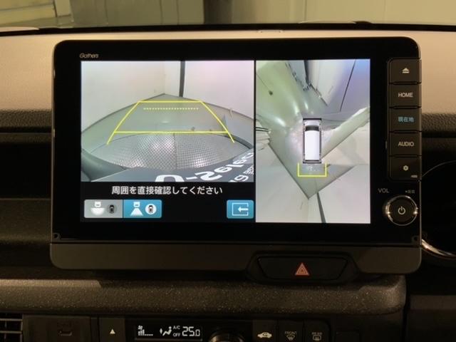 Ｎ－ＢＯＸカスタム ベースグレード　ＨｏｎｄａＳＥＮＳＩＮＧ新車保証試乗禁煙車　両側自動ドア　地デジＴＶ　Ｂモニター　クルーズＣ　シートヒータ　スマートキ　フルフラットシート　エアコン　ＶＳＡ　ＤＶＤ　記録簿　ＬＥＤヘッドライト　ＥＴＣ（6枚目）