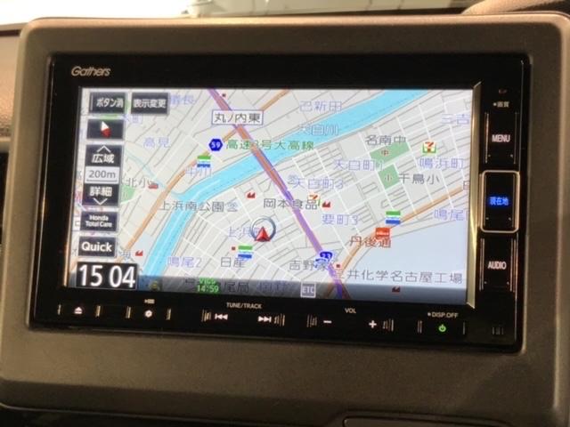 Ｎ－ＢＯＸカスタム Ｌターボ　ＨＳＥＮＳＩＮＧ最長５年保証ナビＴＶＲカメラ　地デジチューナー　衝突軽減ブレーキサポート　ＬＥＤヘッドライ　フルフラット　ターボエンジン　ＰＳ　カーテンエアバック　シートヒータ　エアバック　ＵＳＢ（5枚目）