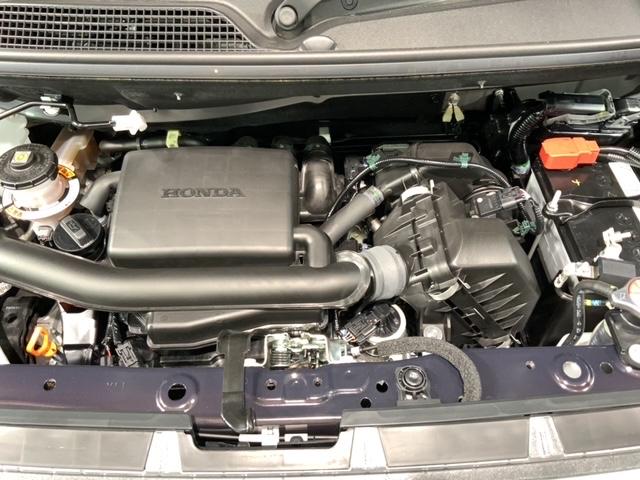 Ｎ－ＢＯＸカスタム コーディネートスタイル　ＨＳＥＮＳＩＮＧ新車保証試乗車ワンオ－ナ－　オートクルーズ　フルフラット　ワンオーナー　フルセグ対応　Ｗ電動ドア　シートヒータ　ＬＥＤ　ＥＳＣ　リアカメラ　ＥＴＣ　整備記録簿　ベンチシート　エアコン（44枚目）