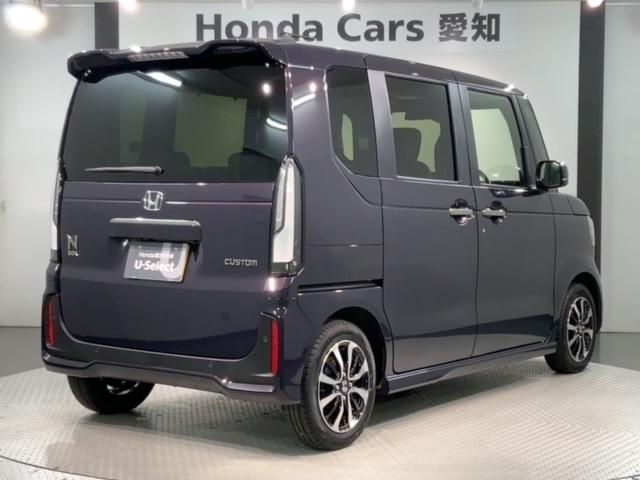 Ｎ－ＢＯＸカスタム コーディネートスタイル　ＨＳＥＮＳＩＮＧ新車保証試乗車ワンオ－ナ－　オートクルーズ　フルフラット　ワンオーナー　フルセグ対応　Ｗ電動ドア　シートヒータ　ＬＥＤ　ＥＳＣ　リアカメラ　ＥＴＣ　整備記録簿　ベンチシート　エアコン（50枚目）