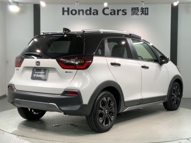 フィット ｅ：ＨＥＶクロスター　ＨＳＥＮＳＩＮＧ２ト－ン新車保証試乗車　衝突回避システム　１オーナー　フルオートエアコン　整備記録簿　ＬＥＤランプ　エアバッグ　サイドエアバック　地デジ　オートクルーズコントロール　ＶＳＡ　ＥＴＣ（50枚目）