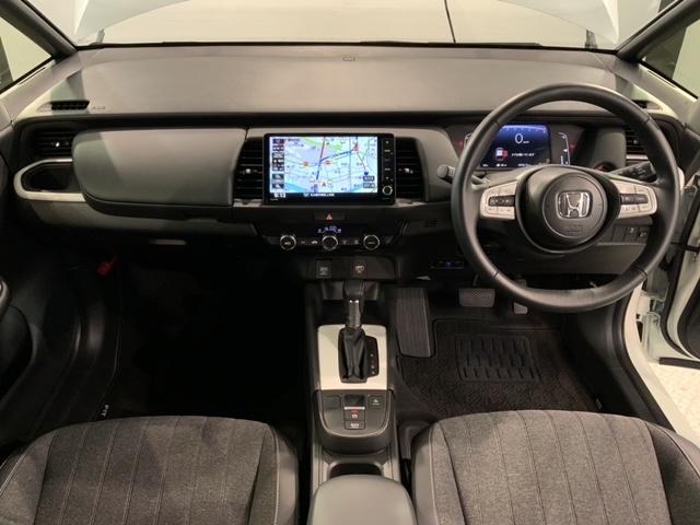 フィット ホーム H SENSING 新車保証 試乗車 ワンオーナー ナビVXU-245FTi TV Rカメラ CD録音 BTオ-ディオ DVD ETC LEDライト VSA クルコン スマートキー 盗難防止装置(9枚目)