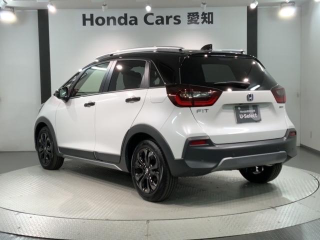フィット e:HEVクロスター H SENSING 2ト-ン 新車保証 試乗車 ワンオ-ナ- 純正ナビ TV Rカメラ BTオ-ディオ ETC LEDライト VSA クルコン アルミ スマ-トキ- 盗難防止装置 整備記録簿 AAC(48枚目)