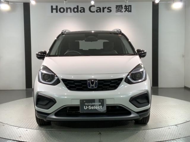 フィット e:HEVクロスター H SENSING 2ト-ン 新車保証 試乗車 ワンオ-ナ- 純正ナビ TV Rカメラ BTオ-ディオ ETC LEDライト VSA クルコン アルミ スマ-トキ- 盗難防止装置 整備記録簿 AAC(53枚目)