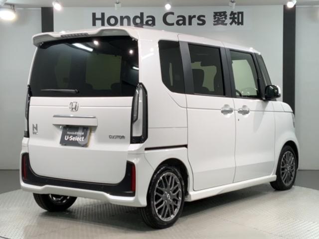Ｎ－ＢＯＸカスタム ターボ　Ｈ　ＳＥＮＳＩＮＧ　新車保証　試乗車　ワンオーナー　ナビＬＸＵ－２４２ＮＢｉ　ＴＶ　Ｒカメラ　マルチビュ－　ＣＤ録音　ＢＴオ－ディオ　ＤＶＤ　シ－トヒ－タ－　ＥＴＣ　ＬＥＤライト　両側電動ドア　ＶＳＡ（50枚目）