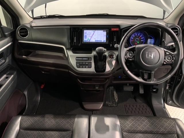 Ｎ－ＷＧＮカスタム Ｇ・Ｌパッケージ　いまコレ＋新品マット付　１年保証　ナビＶＸＭ－１６４ＣＳｉ　ＴＶ　Ｒカメラ　ＥＴＣ　ＨＩＤ　ＶＳＡ　クルコン　アルミ　フォグ　ベンチシート　ドアバイザー　スマートキー　盗難防止装置　整備記録簿　ＡＡＣ（8枚目）