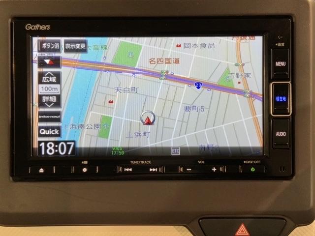 Ｎ－ＢＯＸ Ｇ・ＥＸホンダセンシング　最長５年保証　ナビＶＸＭ－２１４ＶＦｉ　ＴＶ　Ｒカメラ　ＣＤ録音　ＢＴオ－ディオ　ＤＶＤ　ドラレコ　シートヒーター　ＥＴＣ　ＬＥＤライト　ＶＳＡ　両側電動ドア　クルコン　スマートキー　盗難防止装置（6枚目）
