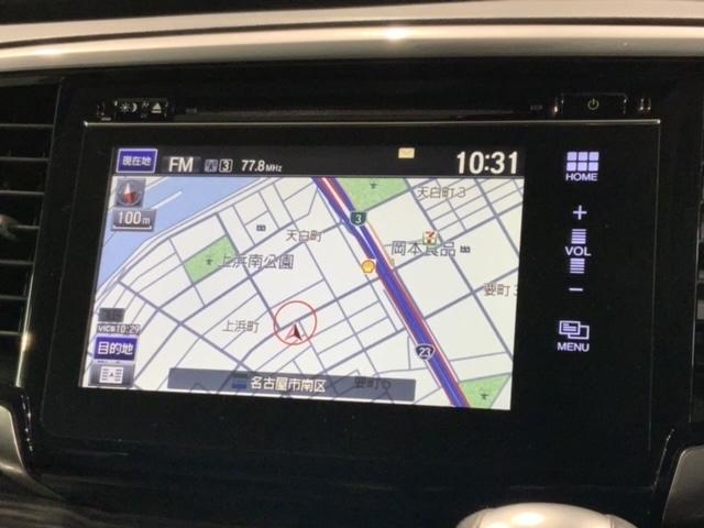 オデッセイ アブソルート・ＥＸ　Ｈ　ＳＥＮＳＩＮＧ　１年保証　純正ナビ　ＴＶ　Ｒカメラ　ＢＴオ－ディオ　ＤＶＤ　ドラレコ　ＥＴＣ　ＬＥＤライト　両側電動ドア　ＶＳＡ　アルミ　スマ－トキ－　スペアキー　盗難防止装置　整備記録簿　ＡＡＣ（5枚目）