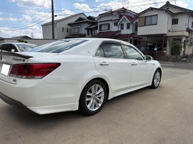 クラウンハイブリッド アスリートS ETC オートクルーズコントロール TV アルミホイール HID CVT スマートキー 電動格納ミラー 盗難防止システム パワーシート 衝突安全ボディ ABS ESC エアコン パワーステアリング(15枚目)