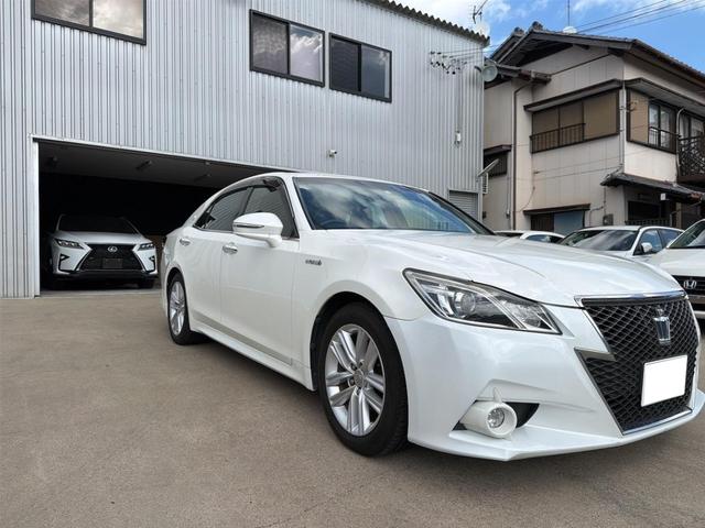 クラウンハイブリッド アスリートS ETC オートクルーズコントロール TV アルミホイール HID CVT スマートキー 電動格納ミラー 盗難防止システム パワーシート 衝突安全ボディ ABS ESC エアコン パワーステアリング(22枚目)