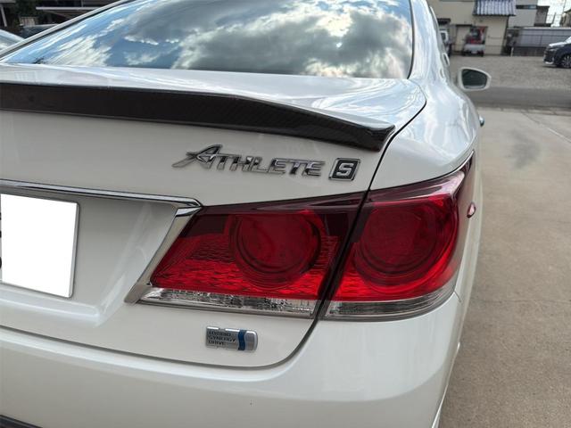 クラウンハイブリッド アスリートS ETC オートクルーズコントロール TV アルミホイール HID CVT スマートキー 電動格納ミラー 盗難防止システム パワーシート 衝突安全ボディ ABS ESC エアコン パワーステアリング(35枚目)