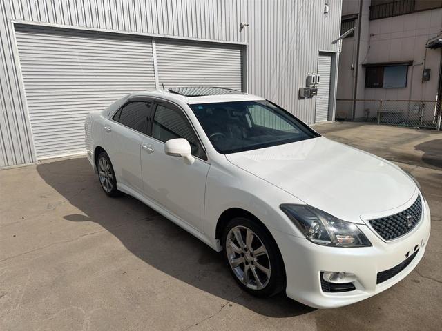 クラウン 2.5アスリート ナビパッケージ ETC オートクルーズコントロール ナビ アルミホイール HID サンルーフ AT スマートキー 電動格納ミラー 盗難防止システム CD DVD再生 MD ミュージックプレイヤー接続可 衝突安全ボディ(23枚目)