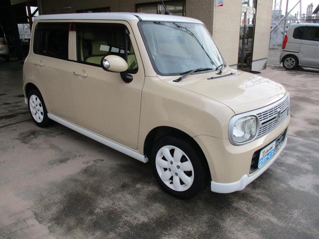 アルトラパン Ｘ　キーレス　純正アルミ　バイザー　禁煙車　ツートンカラー　ウインカーミラー（3枚目）