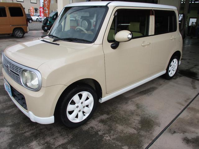 アルトラパン Ｘ　キーレス　純正アルミ　バイザー　禁煙車　ツートンカラー　ウインカーミラー（4枚目）