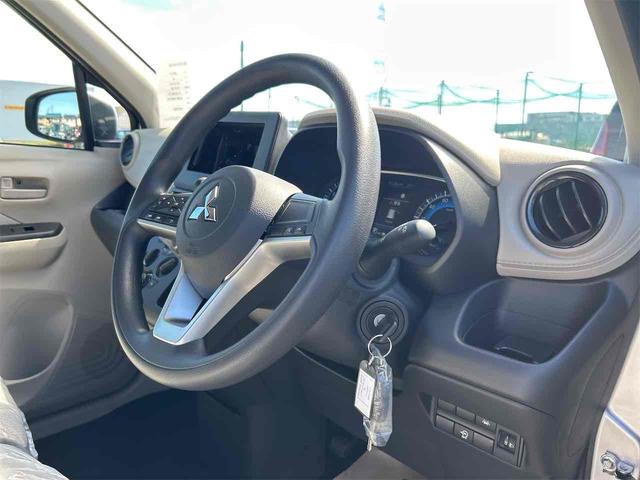 ｅＫワゴン Ｍ　届け出済み未使用車　バックカメラ　クリアランスソナー　衝突被害軽減システム　オートライト　キーレスエントリー　アイドリングストップ　電動格納ミラー　シートヒーター　ベンチシート　ＣＶＴ（49枚目）
