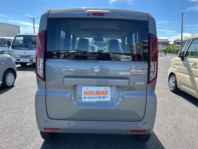 スペーシア ハイブリッドG 届け出済み未使用車 両側スライドドア クリアランスソナー 衝突被害軽減システム オートライト LEDヘッドランプ スマートキー アイドリングストップ 電動格納ミラー ベンチシート CVT(17枚目)